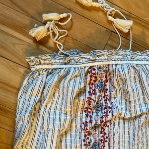 Embroidered Tank Top